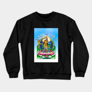 Manjushri, bodhisattva buddist art Crewneck Sweatshirt